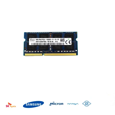 100 x LOT 8GB PC3L 12800S 1600MHz SODIMM Laptop Memory (Low Voltage) OEM Brand - Image 1 of 2