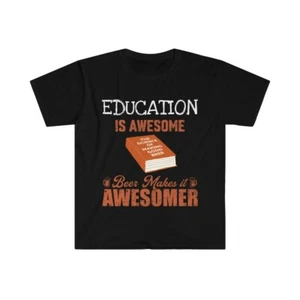 Bier Shirt für Männer Weihnachtsgeschenk für Biertrinker lustig Papa Bier Grafik T-Shirts - Bild 1 von 7