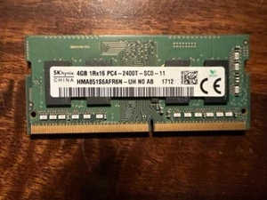 USED SK Hynix HMT851S6AFR6N-UH 4 GB (1x4GB) PC4-2400T Laptop Memory Ram 1Rx16 - Picture 1 of 1