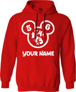 Personalised Your Name Hoodie Math Numbers Day Calculator Students Fun Gifts - Picture 1 of 16
