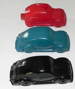 Avon Volkswagen Wild Country After Shave bottle Lot of 3 Black, red, blue - Picture 1 of 6