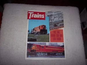 TRAINS THE MAGAZINE OF RAILROADING--AUGUST 1973 #60 - Imagen 1 de 7