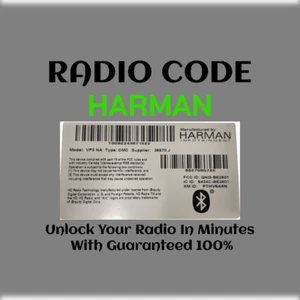ANTI-THEFT HARMAN RADIO CODE SERIES UCONNECT 8.4 VP3 NA C STEREO PINCODE SERVICE - Picture 1 of 5