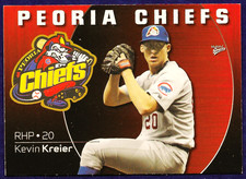 2009 Multi-Ad Minor League Baseball Kevin Kreier (Peoria Chiefs) ...... BK005