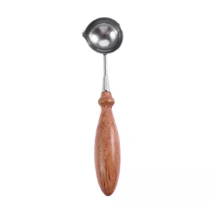 Cucchiaio di cera guarnizione manico utensile forno cucchiaio di fusione cucchiaio di tenuta cera cucchiaio - Foto 1 di 11