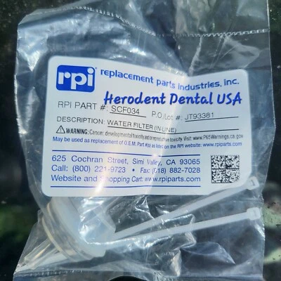 SCICAN WATER FILTER (IN-LINE) (MODEL # STATIM G4 2000| G4 5000) (RPI #SCF034)