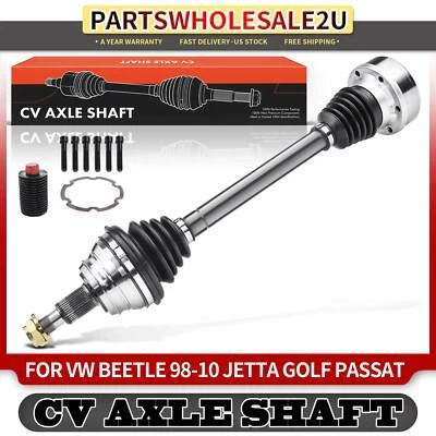 前左 CV 轴轴组件适用于大众甲壳虫 1998 - 2010 高尔夫 1995 - 2006 — 第 1/4 张图片