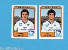 PANINI CALCIATORI 1984/85 -FIGURINA n.444- MAZZEO+DE ROSA - PESCARA -Rec