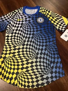Nuova maglia calcio Nike donna Chelsea FC taglia media blu giallo - Foto 1 di 5