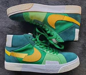Nike SB Zoom Blazer Mid Premium Mosaic Aloe Green DA8854 300 Mens Size 8.5 - Picture 1 of 9