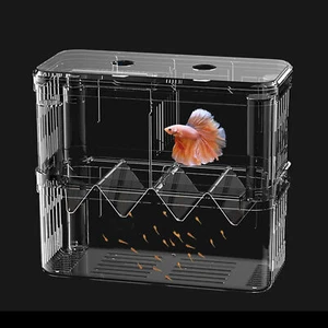 Aquarium Fish Tank Breeding Breeder Rearing Box Hatchery Isolation Case, Large - Picture 1 of 12
