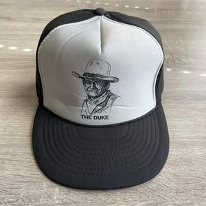 Vintage John Wayne The Duke Trucker Hat Snapback Nissin Cap 80s Old Western Film - Picture 1 of 6