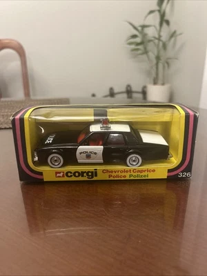 CORGI Chevrolet Caprice Classic 326 Police Polizei Rare Opening Doors Britain - Image 1 of 4