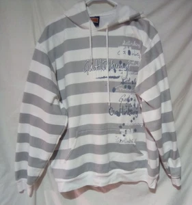 Tipsy Hoodie. Gatlinburg Xl, grau-weiß gestreift  - Bild 1 von 4