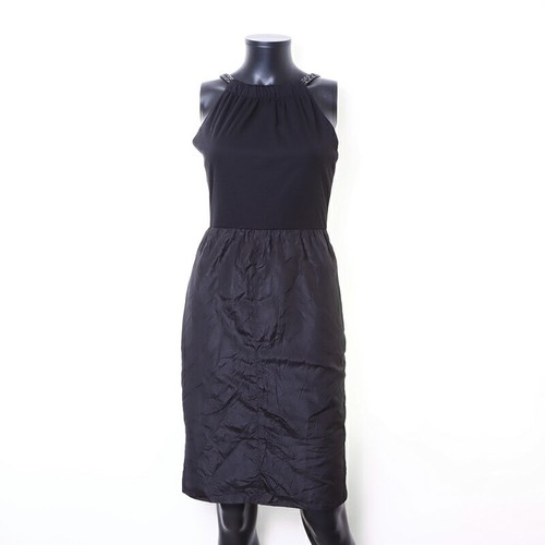 Abito Chanel seta nero taglia 36 24H edizione limitata 20 off