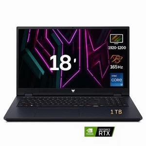 Acer Predator Helios 18'' 165 Hz i7-13700HX - RTX 4060 - 16GB DDR5 RAM 1TB SSD - Picture 1 of 9