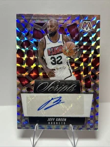 2024-25 Panini Mosaic Jeff Green Scripts Autograph Auto Silver Prizm SP - Picture 1 of 2
