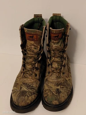 Irish Setter Red Wing Camo Hunting Boots 8D Made in USA Gore-Tex - Image 1 of 4