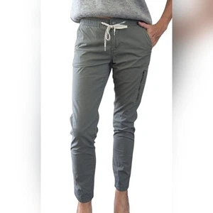 Vuori Green Ripstop Drawstring Jogger Pants Organic Cotton Stretch XS - Picture 1 of 10