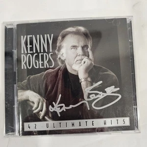 Kenny Rogers Signed Cd "42 Ultimate Hits" - Picture 1 of 4