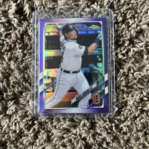 2021 Topps Chrome - Purple Refractor #10 Miguel Cabrera 288 /299 Detroit Tigers - Picture 1 of 2