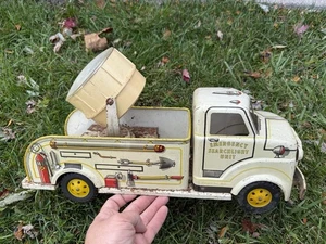 Vintage Marx Emergency Searchlight Unit Truck Rare Collectible Press Steel Toy - Bild 1 von 5