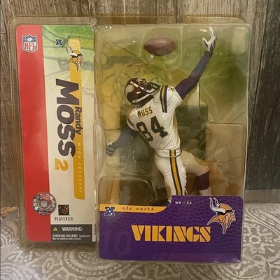 Figura de colección McFarlane Toys Deportes Serie NFL Randy Moss 2 Vikings 2004 Foto 1 de 4