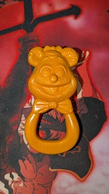 Muppet Babies Baby Fozzie Tommee Tippie Rattle 1984 Foto 1 de 3