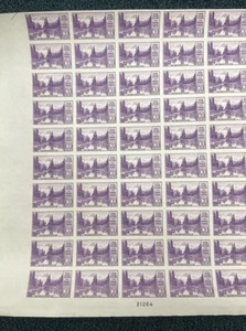 US 758 Mt. Rainier - National Park Sheet Of 50 Impert Mint No Gum Superb - Picture 1 of 1