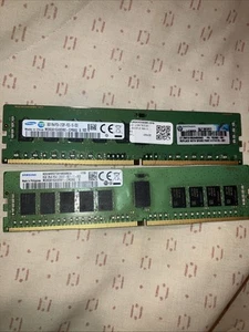 16GB (2x 8GB) Samsung DDR4 PC4-19200 DDR4-2400MHz 288-Pin 1.2V Desktop Ram - Photo 1/1