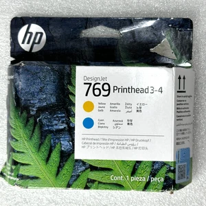 Genuine HP 769 Printhead Yellow / Cyan 7K5U6A - Sealed 2026 DesignJet XL 3800 - Picture 1 of 6
