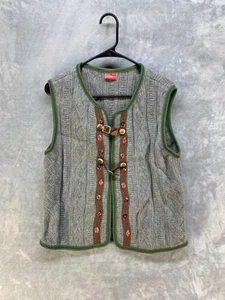 Vintage Steinbock Tyrol 100% Wolle Pullover Weste XL Austria ATEMBERAUBEND 46 Gürtel Träger - Bild 1 von 5
