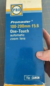 Promaster 100mm - 200mm f5.6 One-Touch Automatic Zoon Lens - For Canon Camera - Picture 1 of 7