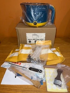MAYIPLAY Soy Candle Making Kit, Wax Melting Pot + Supplies, DIY Adults Beginners - Picture 1 of 3