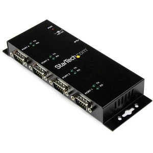 StarTech USB to Serial Adapter Hub - 4 Port - Industrial - Wall Mount - Din Rail - Picture 1 of 11