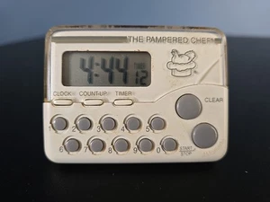 Reloj Temporizador Digital The Pampered Chef Modelo #1900 Clip Magnético Retirado - Imagen 1 de 6