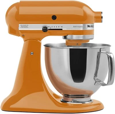 New KitchenAid KSM150PSTG 5-Qt. Stand Mixer with Pouring Shield  - Tangerine - Image 1 of 4