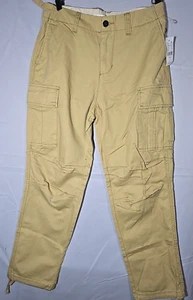 Pacsun Pants Mens 30x30(EST) Cargo Khaki Straight Pockets Tie Ankle Sneaker Fit - Picture 1 of 11
