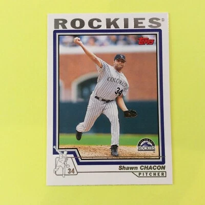 2004 Topps #257 Sawn Chacon Colorado Rockies - Image 1 of 2