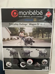"Monbébé Cobblestone Grey Wagon Stroller: Everyday Adventures!" - Picture 1 of 3