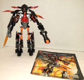 Lego Hero Factory 2235 FIRE LORD Villain Warrior - Complete Bionicle w/ Weapons
