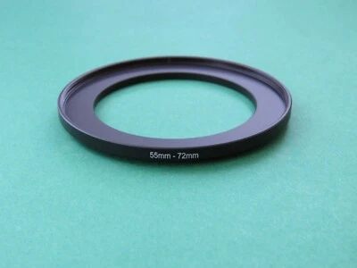 55mm-72mm 55-72 Step Up Male-Female Filter Ring Adapter 55mm-72mm  - Image 1 of 2