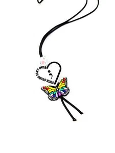 Your story is't over Auto Bling, Rückspiegel Deko. Suicide Awareness. - Bild 1 von 2