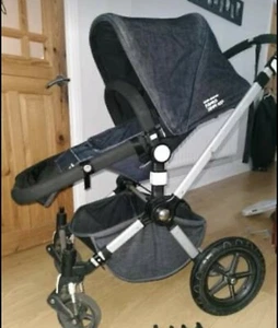 Bugaboo Cameleon3 denim limited edition-Includes Attachments ForExtRa Rider Seat - Picture 1 of 3