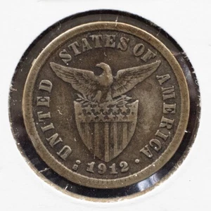 1912 S Philippinen 10 Centavos (L0678) - Bild 1 von 2