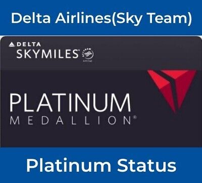 Delta Skymiles Platinum Medallion & SkyTeam Elite Plus  90days & Challenge • 350.47$