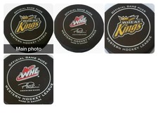 BRANDON WHEAT KINGS WHL OFFICIAL GAME PUCK PRO-FLEX MADE IN 🇨🇦