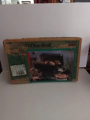 New!! NOS!! Vtg CHAR-BROIL Portable Gas LP "TABLETOP GAS GRILL" Model #465 1230 - Image 1 of 4