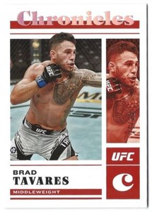 2023 Panini Chronicles UFC Holo Silver Brad Tavares 21/25 #63 **READ&SAVE**