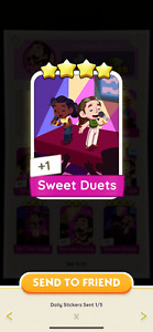 Monopoly GO Sweet Duets 4 star Sticker